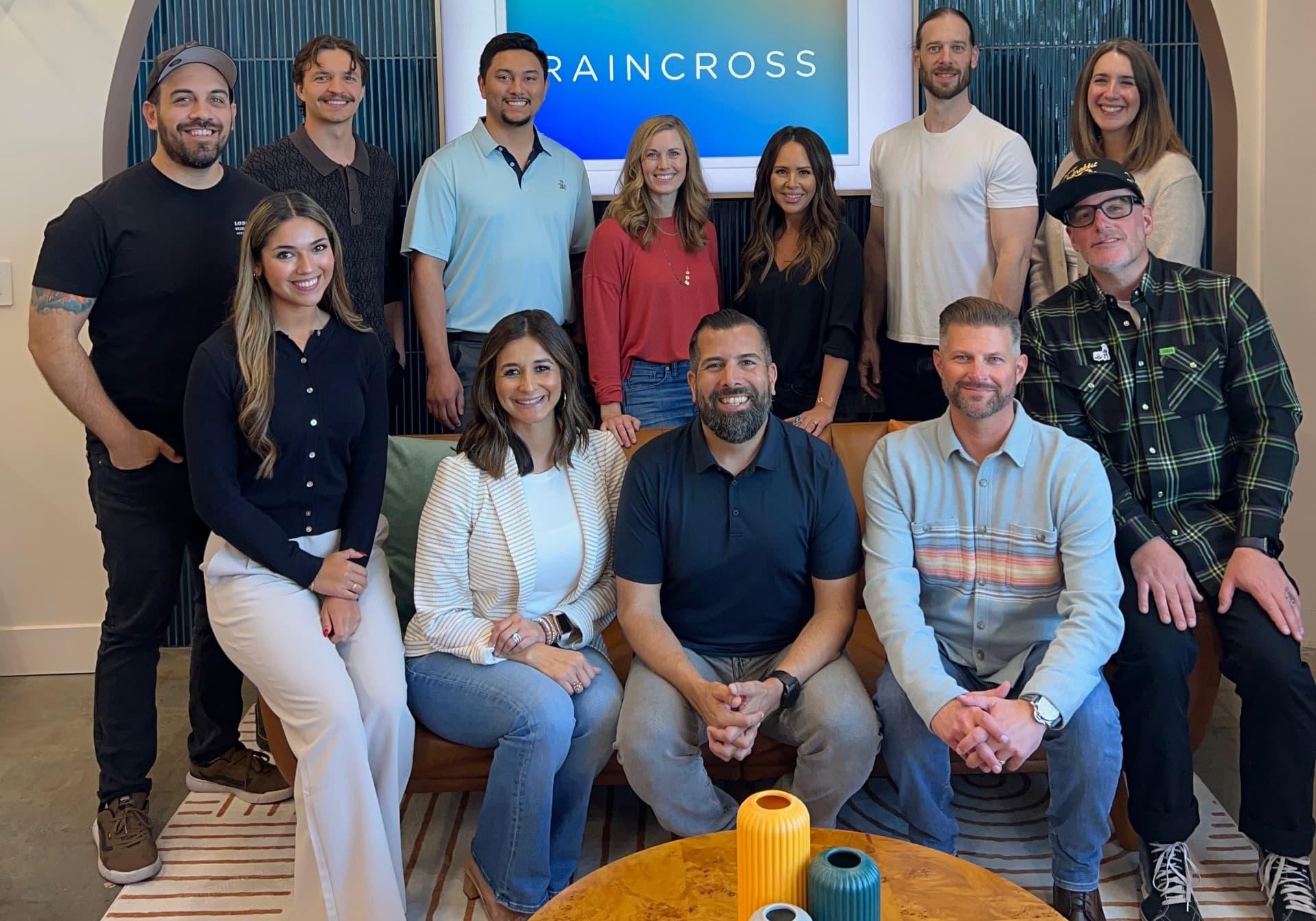 The Raincross team gathered in the studio